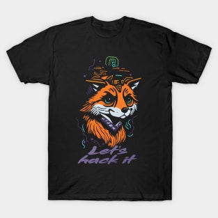 cyber fox hacker T-Shirt